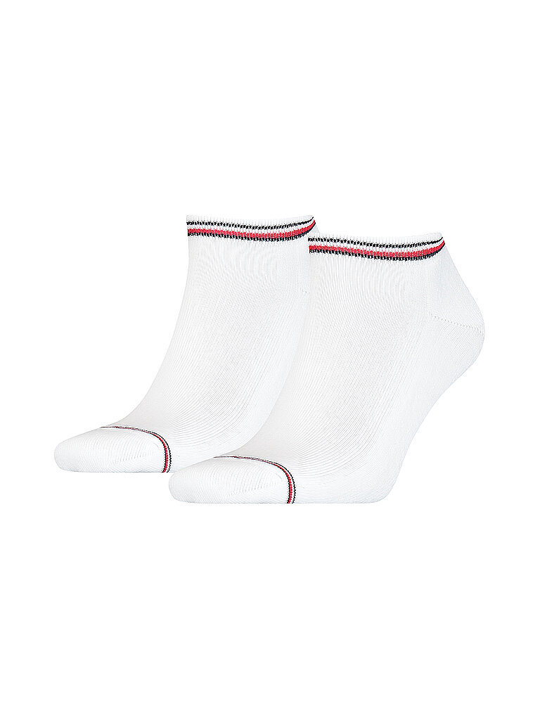 TOMMY HILFIGER Sneaker Socken 2-er Pkg. White weiß | 39-42